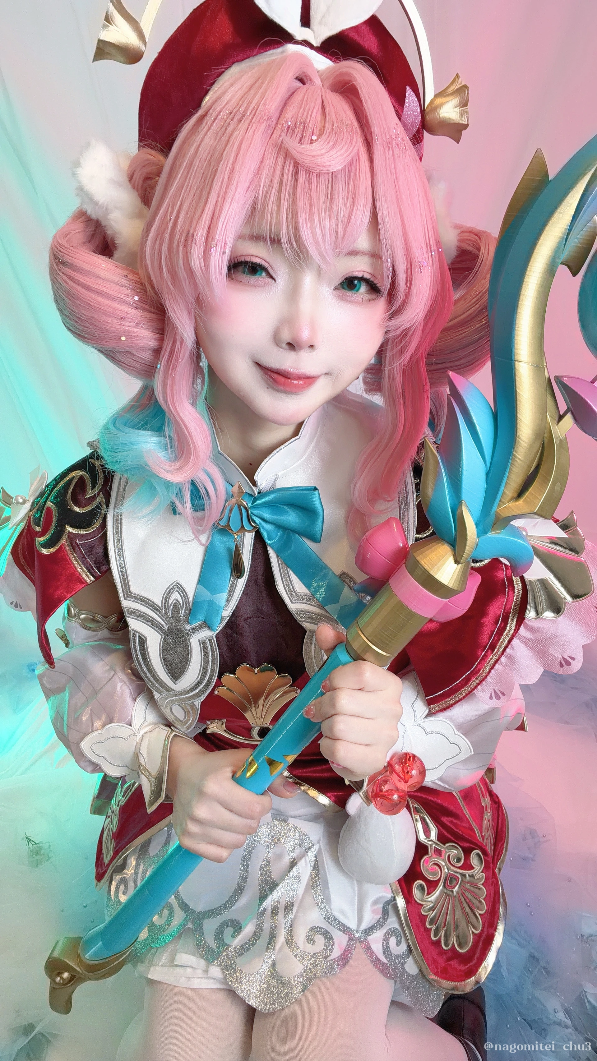 ChuChuMAGIC Hyacinthia 粉色双马尾COS写真