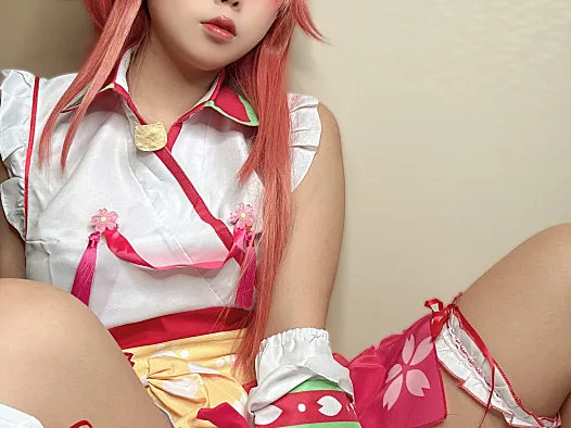 ChuChuMAGIC《9月号Class2》COS写真:粉发和缤纷和服风