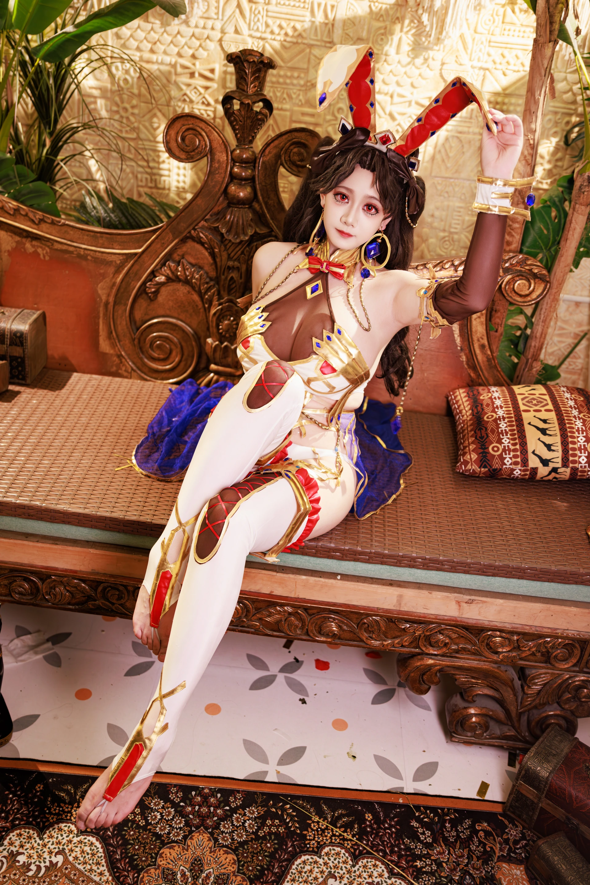 阿雪雪FGO伊什塔尔兔女郎COS