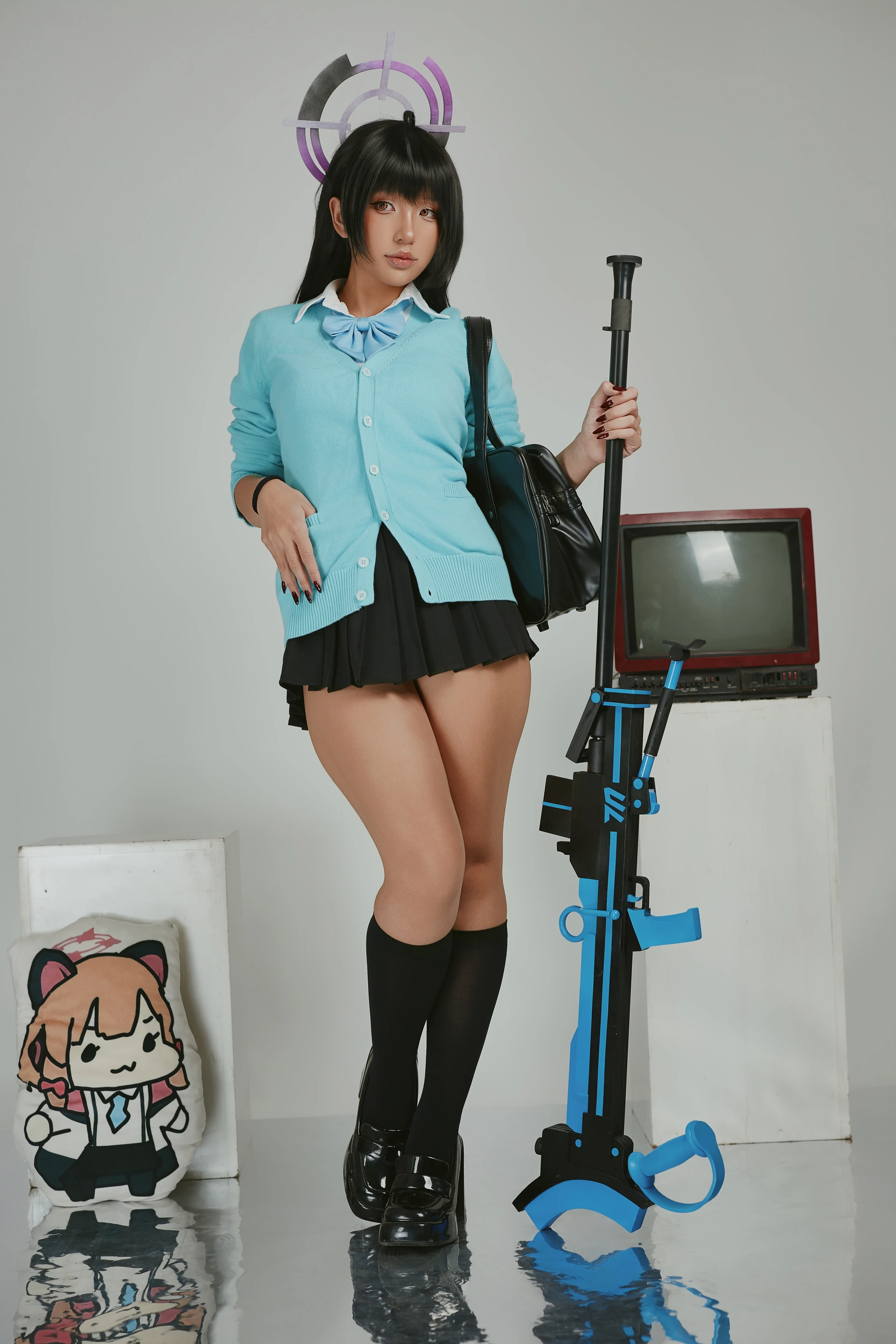 Puy Puy角楯华凛蓝色学院装