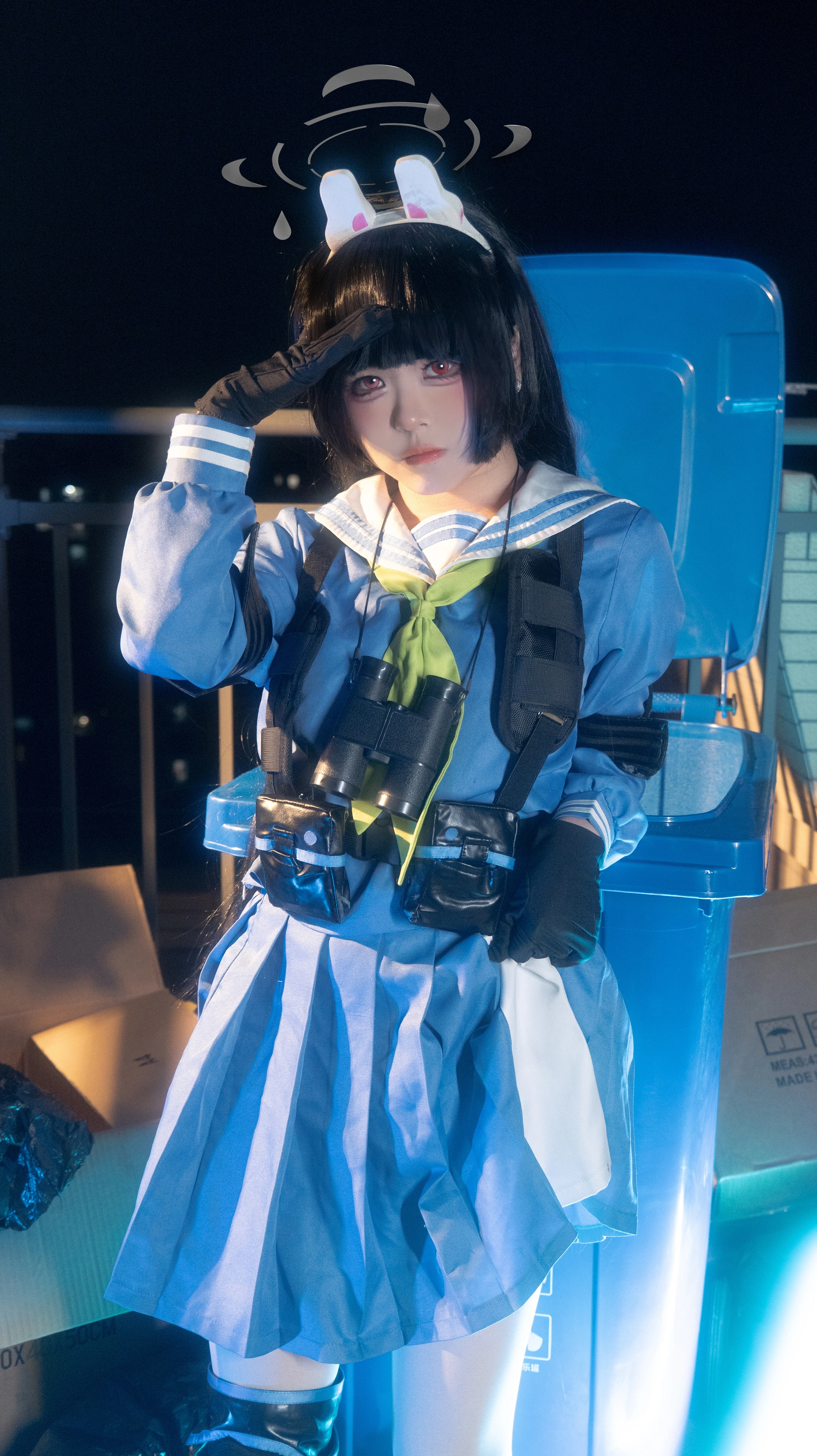 渡久山霞泽美游COS预览图3