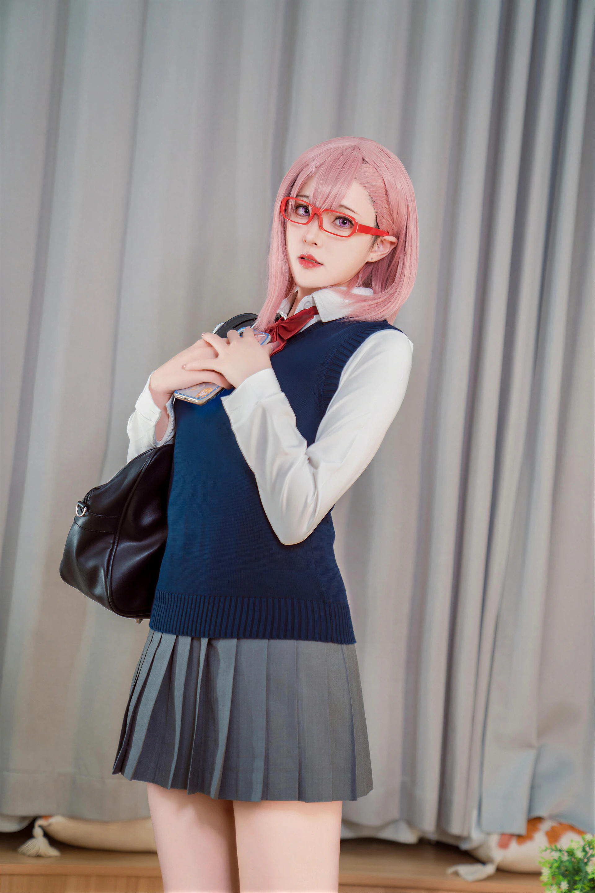 Natsuko夏夏子 5次元的诱惑-天乃莉莉纱校服 预览图2